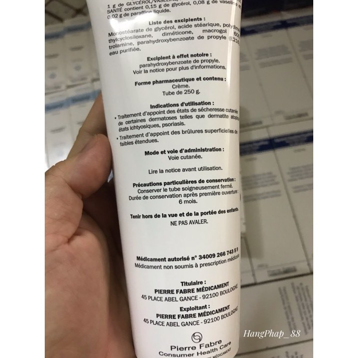 Kem Dexeryl Pháp Mẫu Mới Glycerol Dưỡng Âm, Dưỡng Da Cho Bé Mịn Màng, Nhất Là Bé Da Khô, Chàm, Da Cơ Địa