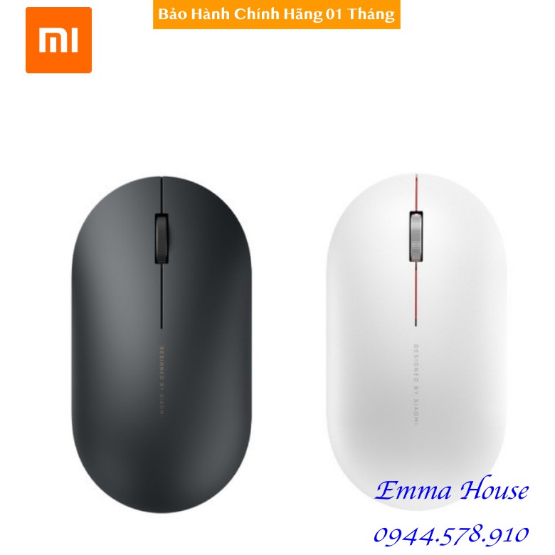 [Mã Hoàn Xu 50K] Chuột không dây Xiaomi gen 2 - Chuột Xiaomi không dây wireless Portable Mouse, BH Chính Hãng 01 Tháng