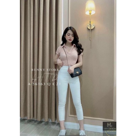 Áo xốp cổ bẻ khuy hàng đẹp nhiều màu