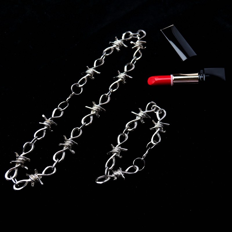 Dây Chuyền/Vòng Tay Kiểu Dáng Gai Độc Đáo Phong Cách Hip-Hop