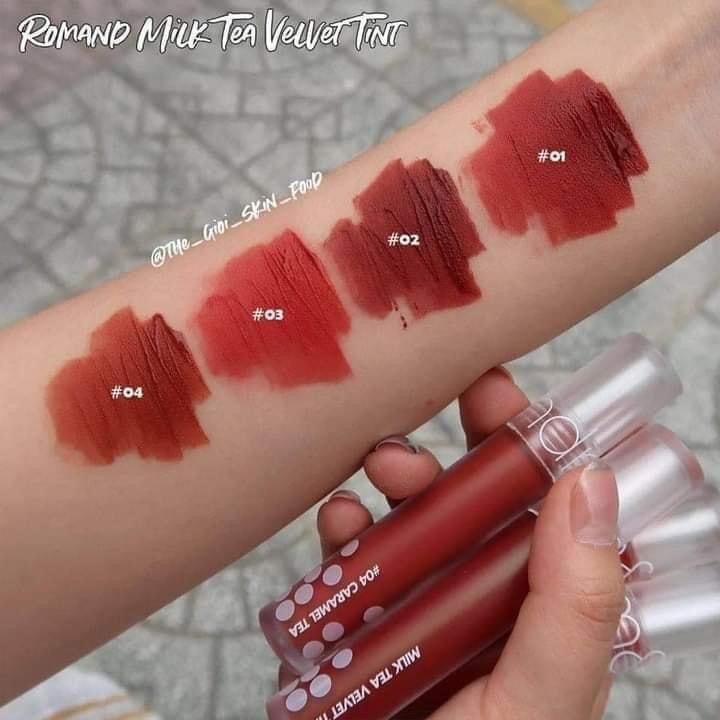 🌸HOT SALE🌸 Son Kem Lì ROMAND MILK TEA VELVET TINT | BigBuy360 - bigbuy360.vn