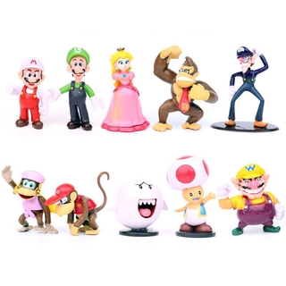 Set 10 mô hình nhân vật game super mario