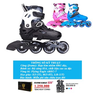 Giày patin trè em Flying eagle S5S+ tặng bảo hộ chính hãng