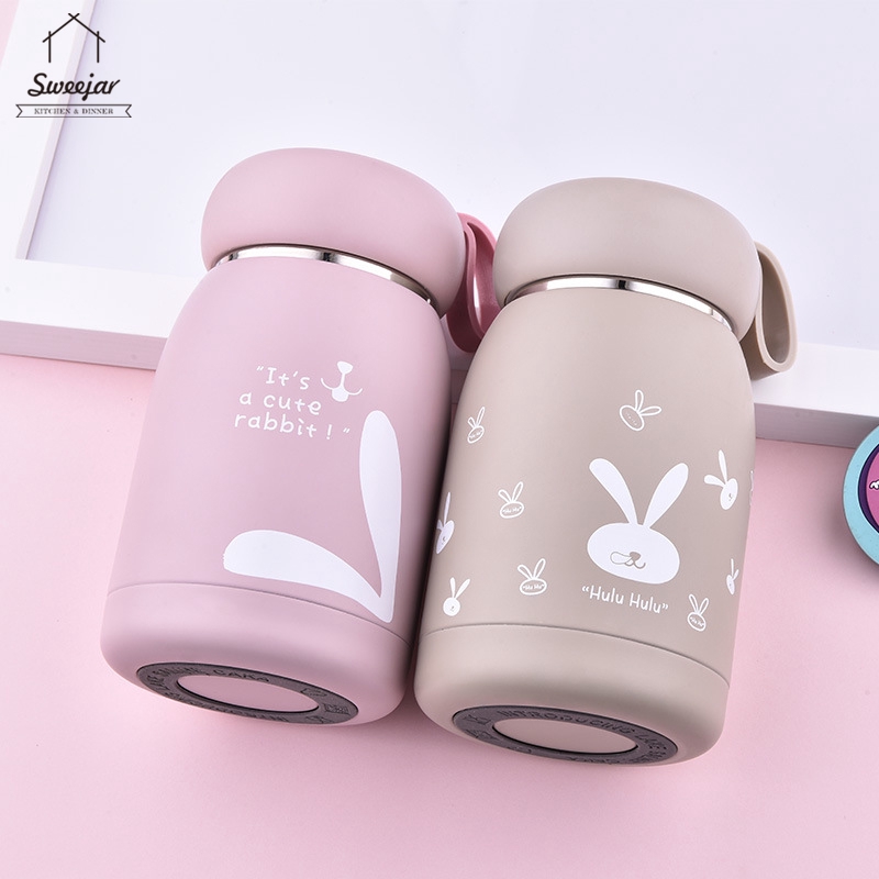 Bình Nước Giữ Nhiệt Bằng Thép Không Gỉ 304 Thiết Kế Dễ Thương