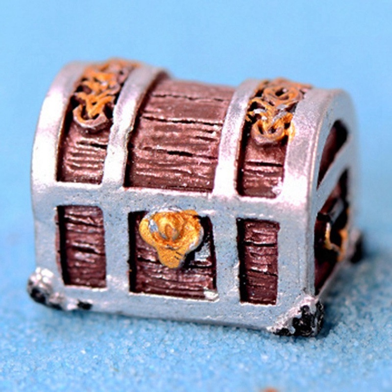 Mô hình hộp kho báu dùng trang trí bể cá