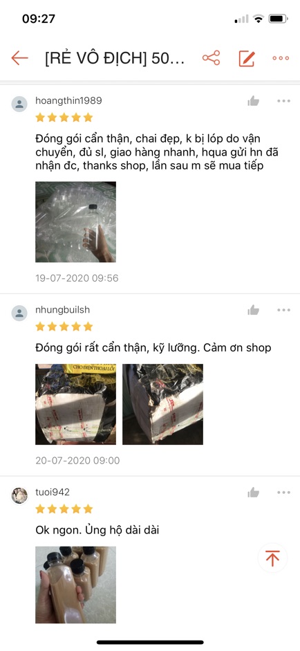 [RẺ VÔ ĐỊCH] 50 CHAI NHỰA 330ml ĐỰNG TRÀ SỮA ( có video ) | BigBuy360 - bigbuy360.vn