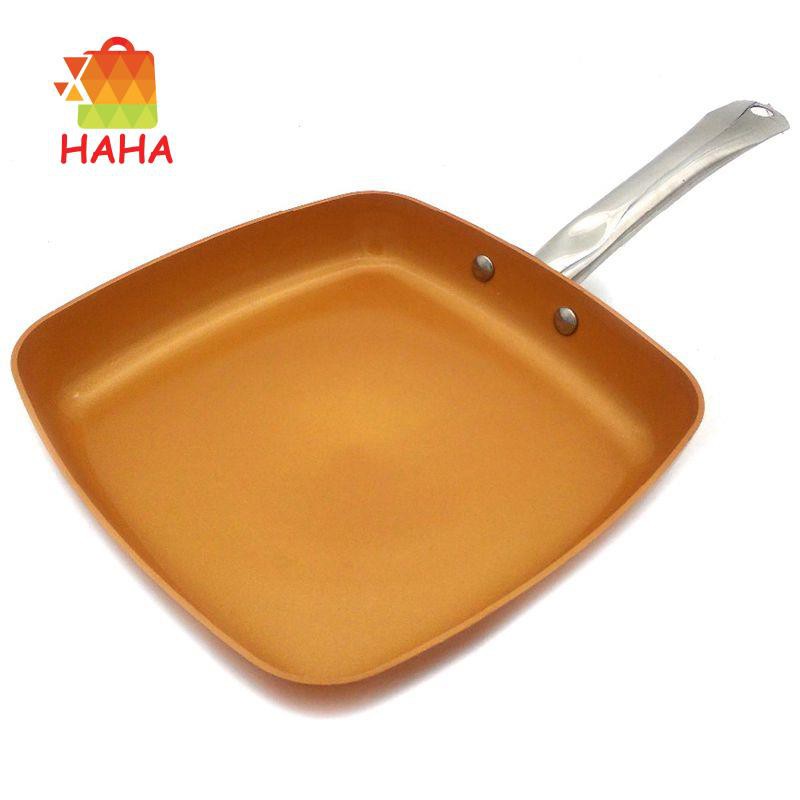 Non-Stick Copper Frying Pan With Ceramic Coating And Induction#HAVN