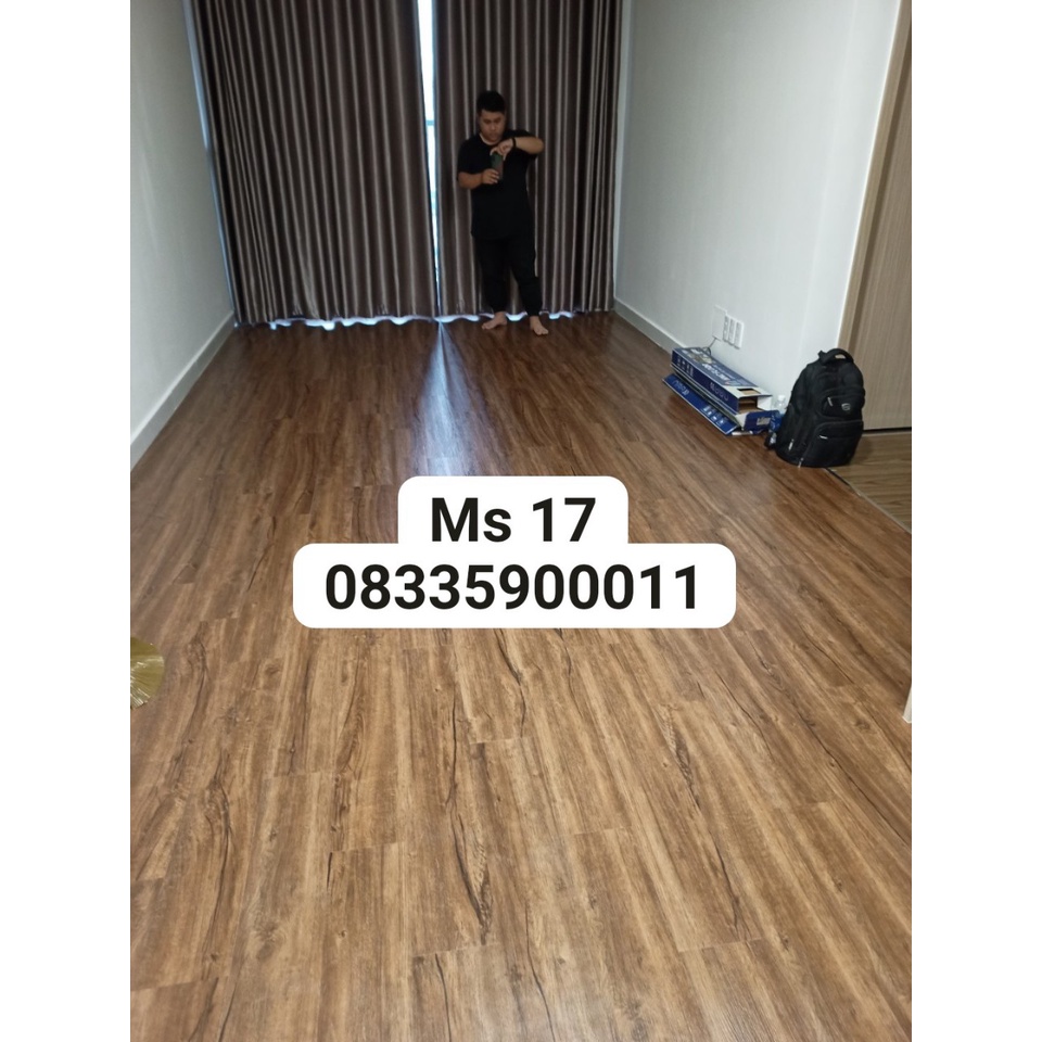 Combo 7 Miếng  Sàn Nhựa Giả Gỗ keo Tự Dán MS 001, Nhận thi công