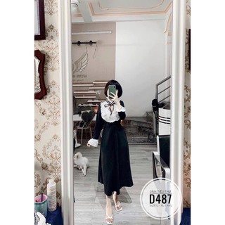 bigsize Đầm tiểu thư D487