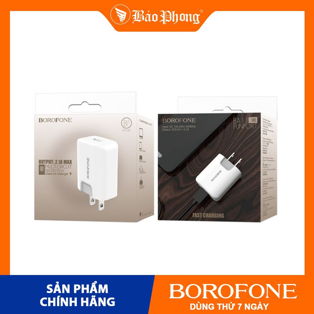 Cóc sạc BOROFONE BA11