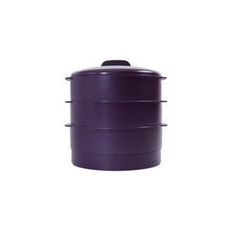 Xửng Hấp Tupperware Steam It 3 Tầng Màu tím