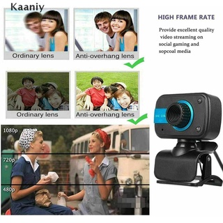 Webcam Usb Hd Kaaniy Có Micro Cho Pc Laptop