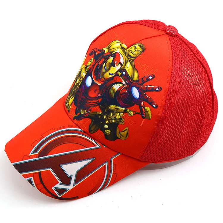 Mũ Lưỡi Trai Phối Lưới Thoáng Khí In Họa Tiết Nhân Vật Hoạt Hình Dễ Thương Cho Bé Trai Và Gái