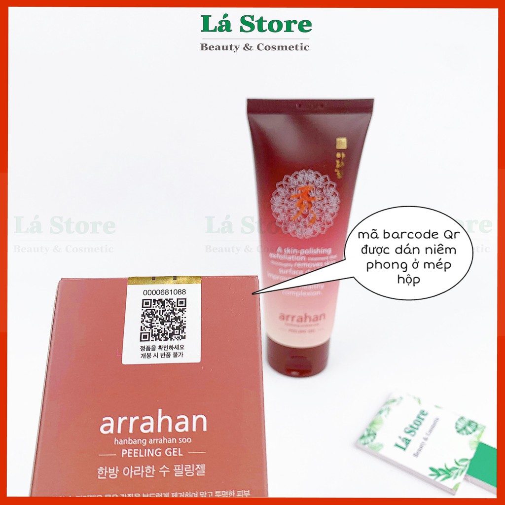 Kem Tẩy Da Chết Thảo Dược Arrahann Peeling Gel - Lá Store