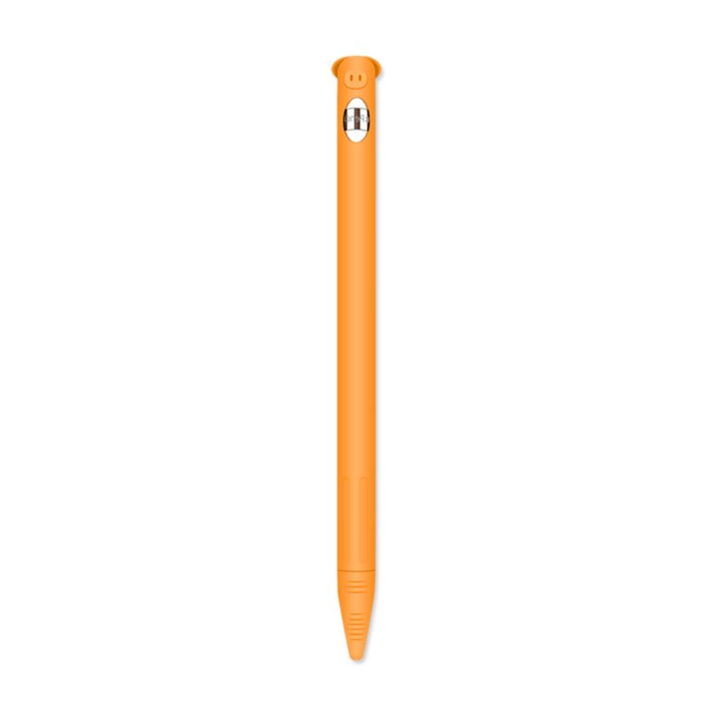 Vỏ Bảo Vệ Bút Cảm Ứng apple Pencil Bằng Silicon Họa Tiết Chú Heo Dễ Thương Chống Lăn Tiện