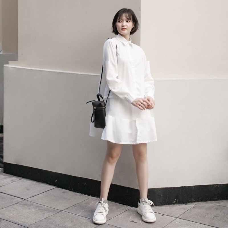 Pass đầm sơ mi Modesty size S giá gốc 350k