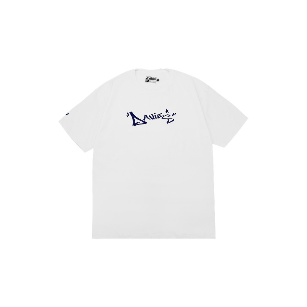 SALE!!!! DAVIES - Áo thun tay lỡ nam màu ĐEN/TRẮNG form rộng - Basic Graffiti Sign Tee. giá rẻ