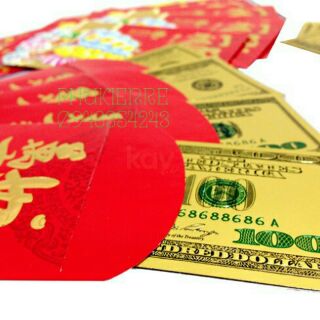 Tiền 100 USD May Mắn Mạ Vàng Plastic