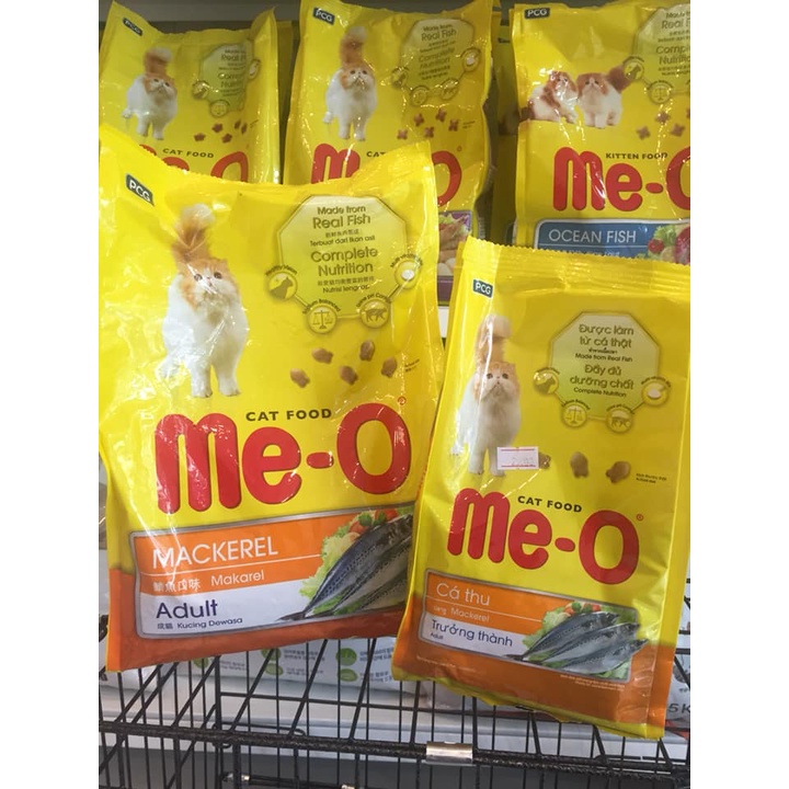 Thức ăn Me-O cho mèo vị cá thu gói 350g