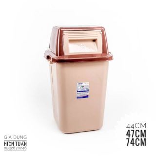 Thùng rác nắp lật cỡ đại duy tân