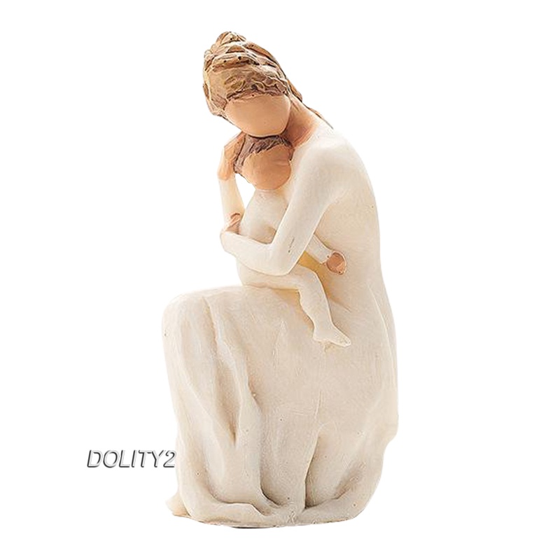 Modern Sculpted Family Figurines Resin Sculpture Home Decor