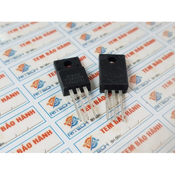 [Combo 5 chiếc] P1260ATF Mosfet Kênh N 600V-12A TO-220