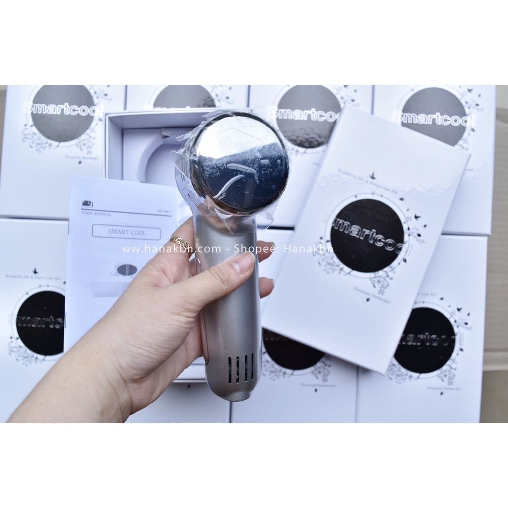 Máy Điện Di Tinh Chất Nóng Lạnh Smart Cool Hàn Quốc, Máy massage mặt, nâng cơ mặt