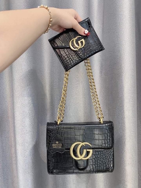 Túi Đeo Chéo Đeo Vai Da Rắn Tặng Kèm Ví | BigBuy360 - bigbuy360.vn