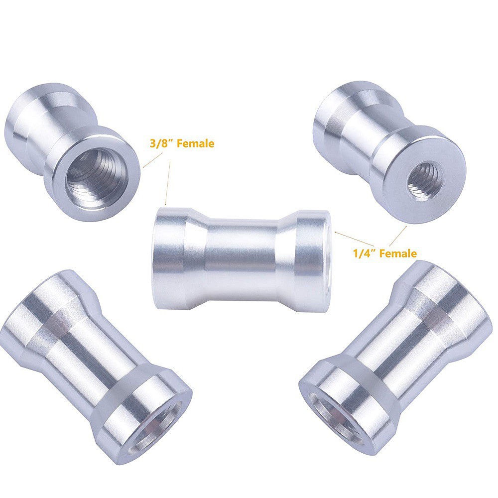 Set 23 Ốc Vít 1 / 4 Inch Và 3 / 8 Inch Đầu Bi Chuyển Đổi 1 / 4 "Cho Chân Máy Ảnh