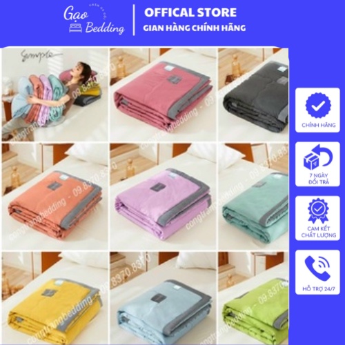 Chăn hè ZARA HOME chăn đũi 4 mùa chăn hè đũi nhập khẩu loại 1+ Tặng kèm túi sách hịn hò