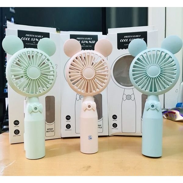 Quạt Phun Sương Mini Hình kute dễ thương Sạc Điện | BigBuy360 - bigbuy360.vn