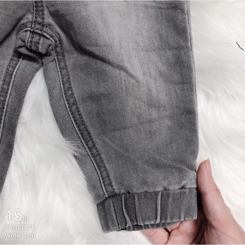 Quần jeans xám khói vs xám nhạt dư xịn bé trai