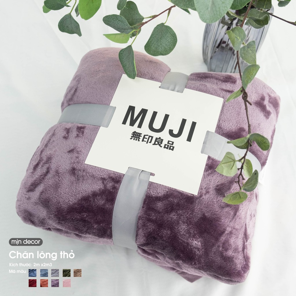 (Live) Chăn Lông Thỏ ☀️FREESHIP☀️ Chăn Lông Tuyết Muji ULTIMATE BLANKET - Chăn Hè Thu Đông Cao Cấp