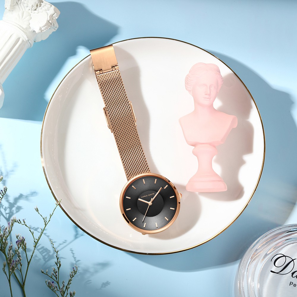 Đồng Hồ nữ HANNAH MARTIN chính hãng - model hm-1052 - thép không gỉ - bảo hành 1 năm | BigBuy360 - bigbuy360.vn