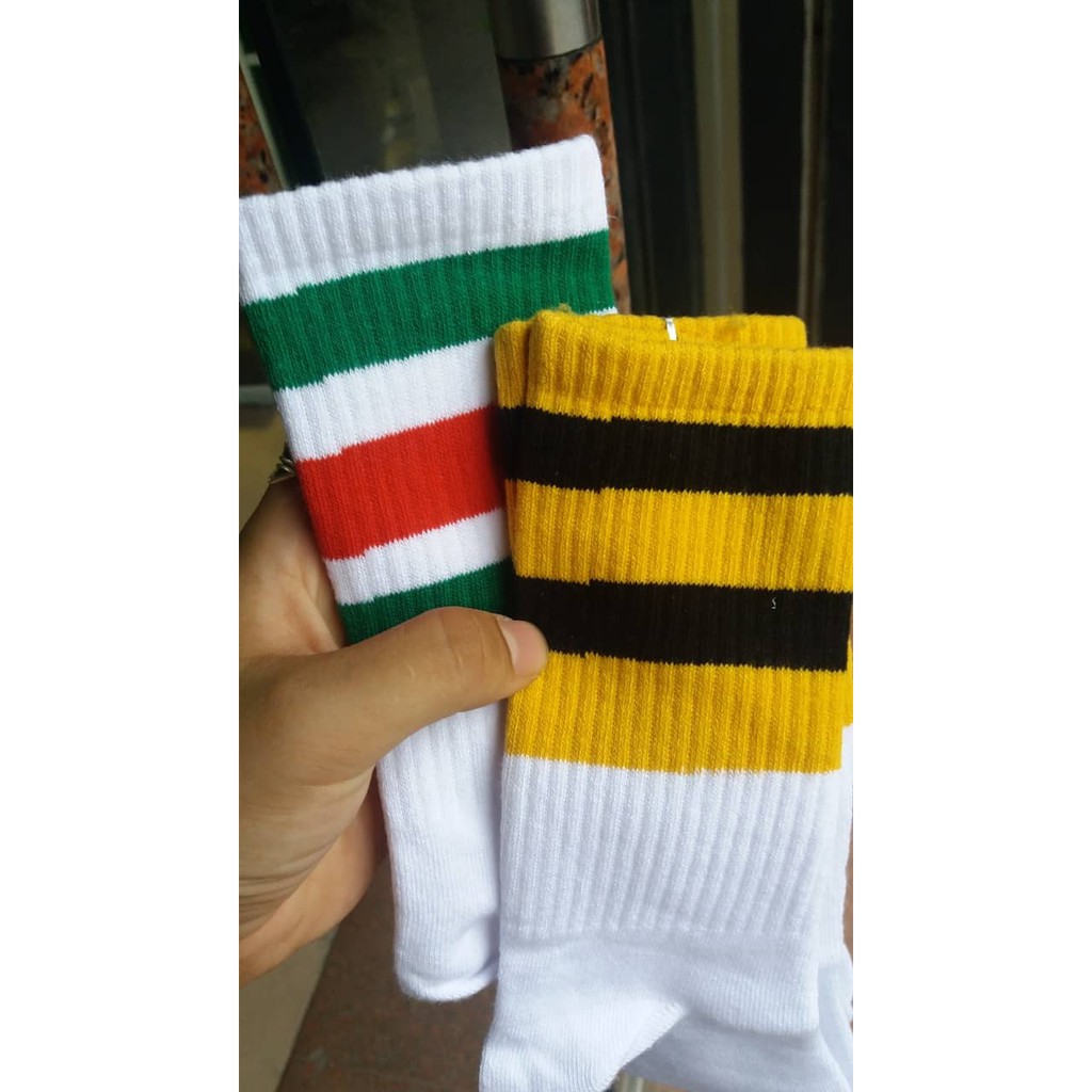 Tất Gucci Viền Xanh Đỏ | Gucci Crew Socks