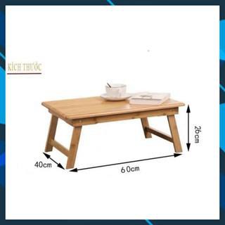 Bàn Làm Việc,Học Tập Gấp Gọn Chân Xếp Gỗ Tự Nhiên Kích Thước 40x60 Siêu Chắc