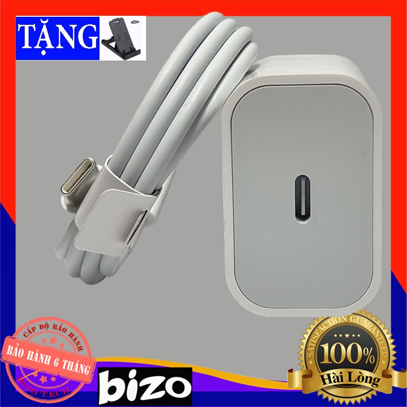 [MUA 1 TẶNG 1] Bộ Sạc Nhanh PD 20W Loại tốt  Cho lphone 7/8/X/11/12/13 USB-C To lphone Bảo Hành 6 Th