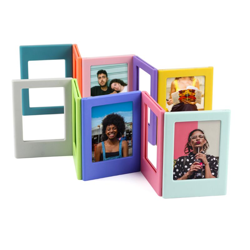 Khung Ảnh Bằng PVC Treo Tường / Tủ Lạnh Màu Sắc Sáng Tạo