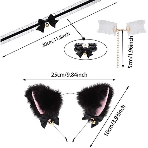 1 Set Băng Đô Tai Cáo Dễ Thương Cho Bé Gái