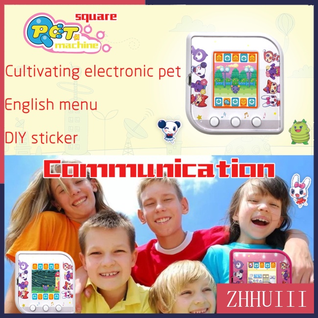 Máy Chơi Game Cầm Tay Kết Nối Với Màn Hình Màu Sắc Dành Cho Thú Cưng