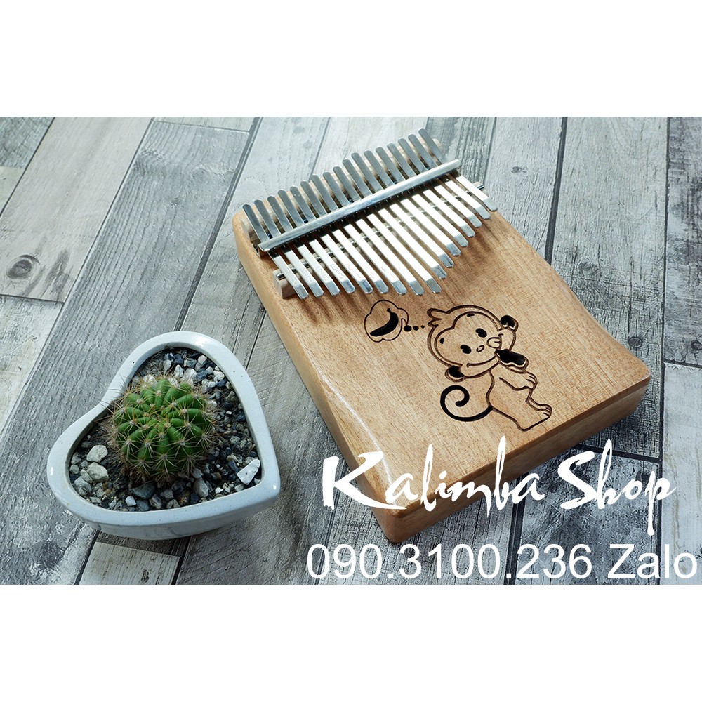 Đàn Kalimba 17 Phím hình con khỉ