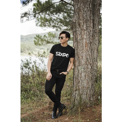 Áo Thun Nam Đen Logo SIXDO | BigBuy360 - bigbuy360.vn