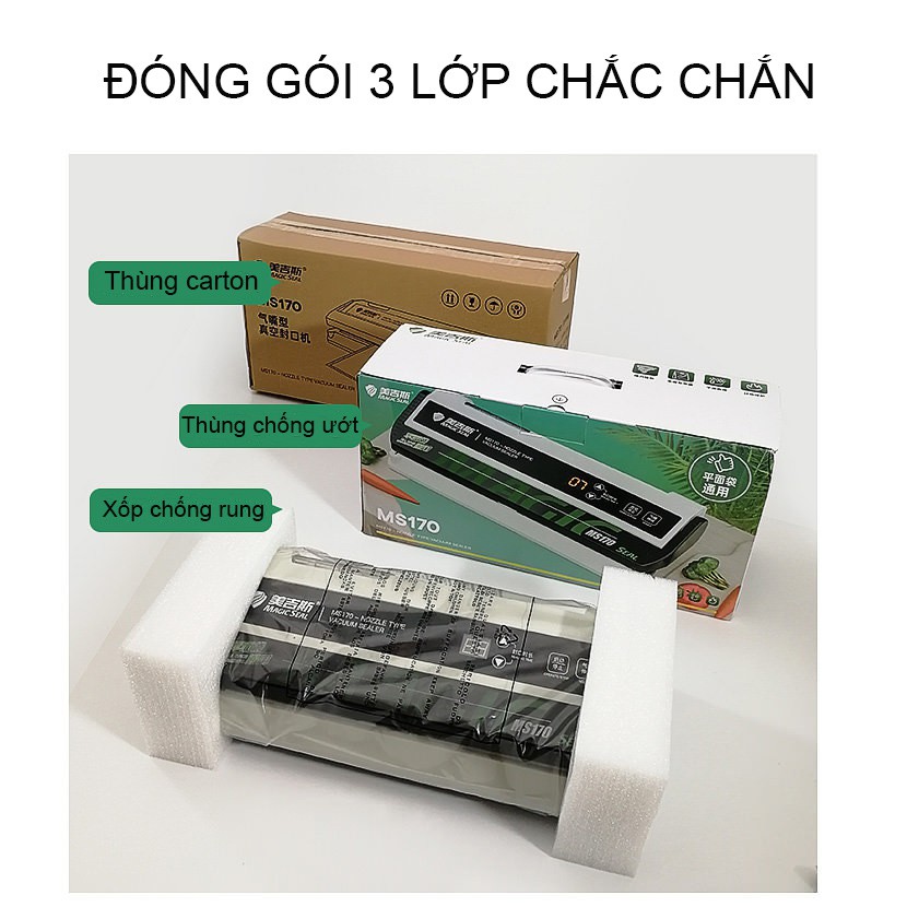 SP0616 Máy hút chân không công nghiệp không kén túi Magic - Máy hút chân không gia đình