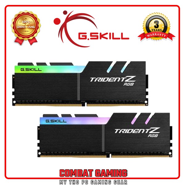 Ram GSKILL TridentZ RGB 16GB 2x8GB DDR4 Bus 3000 F4-3000C15D-16GTZR