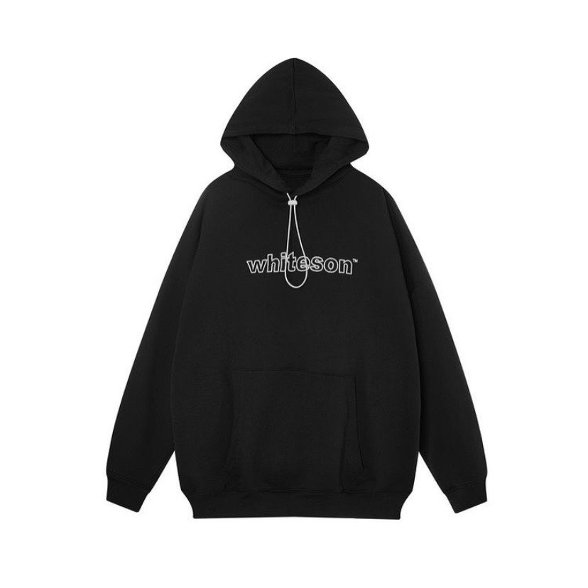 HOODIE "LOGO SS20" DOUBLE LABEL BLACK