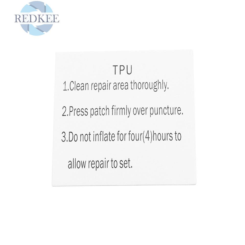 Miếng Dán TPU Trong Suốt Dùng Sửa Chữa Lỗ Thủng Cho Lều/ Nệm Hơi/ Đồ Chơi Cao Su/ Tàu Thuyền