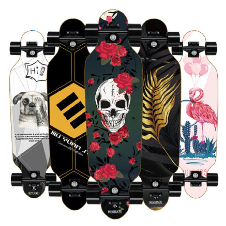 ván trượt nữ, ván longboard loại ngắn