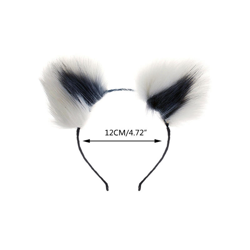 Băng Đô Cài Tóc Hình Tai Thú Nhồi Bông Hóa Trang Cho Người Lớn