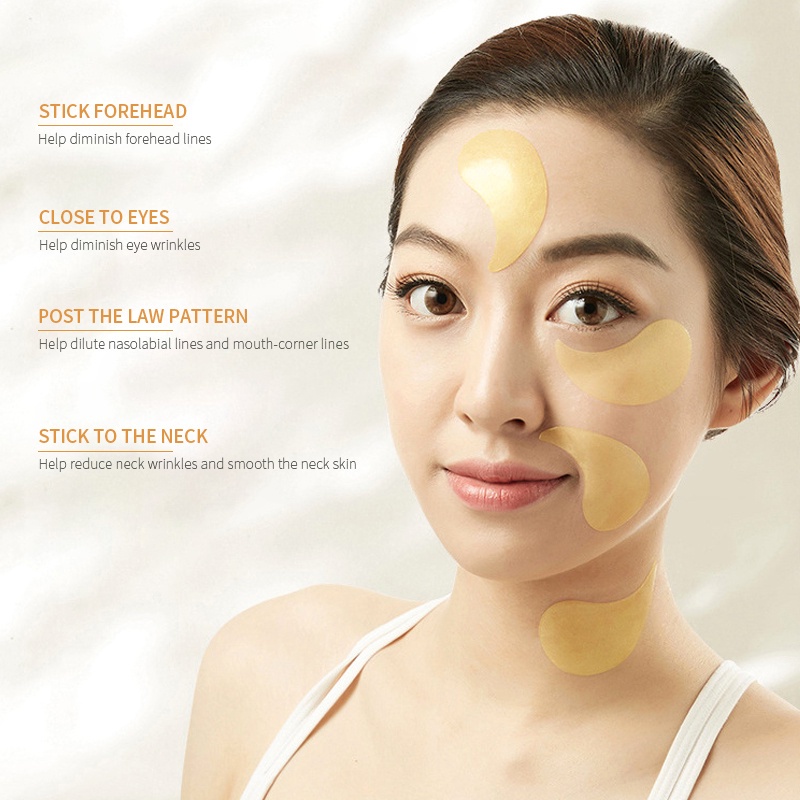 Hot Sale Gold Moisturizing Seaweed Crystal Collagen Eye Mask Patch 60pcs Anti-Wrinkle Anti Aging Remove Dark Circles Eye Care fortunely.vn