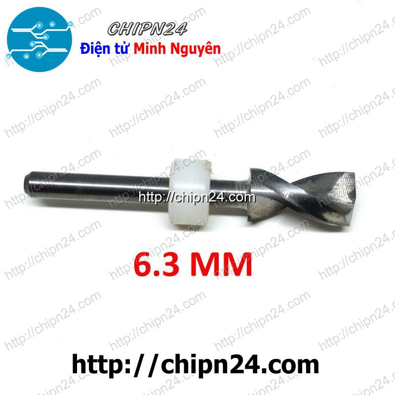 [1 CÂY] (DT1) Mũi khoan mạch in CNC 6.3mm (Mũi khoan mạch điện tử, Mũi khoan PCB)
